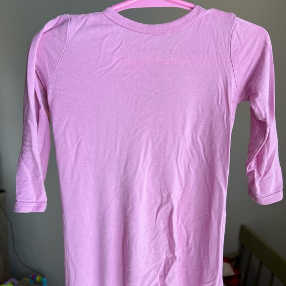Kyte Baby BubbleGum Pink Bamboo Zippy Pajamas Size 12-18M GUC - Picture 4 of 8